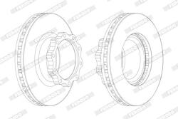 FERODO Disc frana FERODO PREMIER FCR147A (FCR147A)