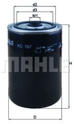 MAHLE filtru combustibil MAHLE KC 197 (KC 197) - automobilus