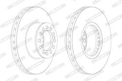 FERODO Disc frana FERODO PREMIER FCR214A (FCR214A)