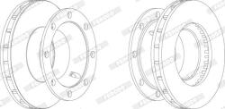 FERODO Disc frana FERODO PREMIER FCR206A (FCR206A)