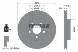 TEXTAR Disc frana TEXTAR PRO+ 92141205 (92141205)