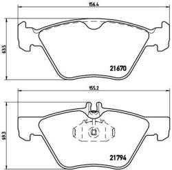 BREMBO set placute frana, frana disc BREMBO PRIME LINE P 50 026 (P 50 026)
