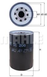 MAHLE Filtru ulei MAHLE OC 206 (OC 206) - automobilus
