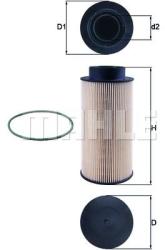 MAHLE filtru combustibil MAHLE KX 182/1D (KX 182/1D) - automobilus
