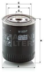 Mann-filter Filtru ulei MANN-FILTER W 930/7 (W 930/7) - automobilus