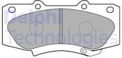 DELPHI set placute frana, frana disc DELPHI LP2244 (LP2244)