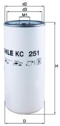 MAHLE filtru combustibil MAHLE KC 251 (KC 251) - automobilus