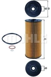 MAHLE Filtru ulei MAHLE OX 137D (OX 137D) - automobilus
