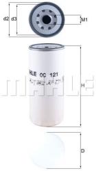 MAHLE Filtru ulei MAHLE OC 121 (OC 121) - automobilus