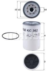 MAHLE filtru combustibil MAHLE KC 362D (KC 362D) - automobilus