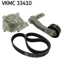 SKF Pompa apa + Set curea transmisie cu caneluri SKF VKMC 33410 (VKMC 33410) - automobilus