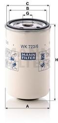 Mann-filter filtru combustibil MANN-FILTER WK 723/6 (WK 723/6) - automobilus