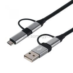 Somogyi Elektronic USB MULTI USB töltőkábel, 4in1, 1.5m (USB MULTI)