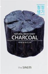 The Saem Mască de față din țesătură cu cărbune - The Saem Natural Charcoal Mask Sheet 21 ml