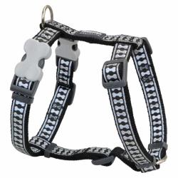 Red Dingo Reflective Black Dog hám XLarge