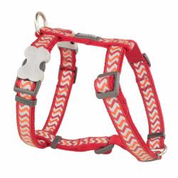 Red Dingo Reflective Ziggy Red Dog hám Medium