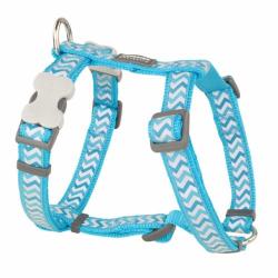 Red Dingo Reflective Ziggy Turquoise Dog hám Small