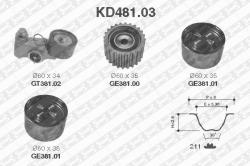 SNR Set curea de distributie SNR KD481.03 (KD481.03) - automobilus