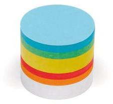 Kiskör Pin-It 9, 5 cm moderációs kártya 500 db vegyes