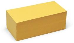 Téglalap Pin-It 9, 5x20, 5 cm moderációs kártya sárga 500 db