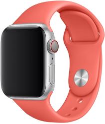 Apple Watch szilikon sport szíj Barackpiros 42/44/45mm M/L