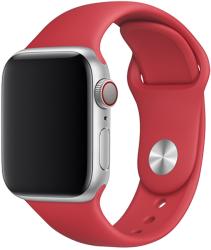 Apple Watch szilikon sport szíj Piros 42/44/45mm S/M