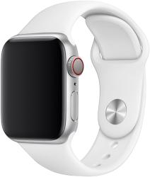 Apple Watch szilikon sport szíj Fehér 42/44/45mm M/L