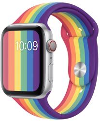 Apple Watch szilikon sport szíj Pride 38/40mm S/M