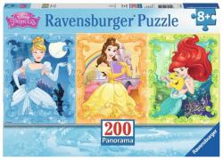 Ravensburger Gyönyörű Disney hercegnők panoráma puzzle 200 db-os (12825)