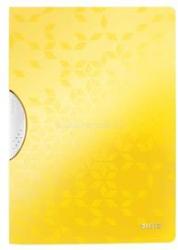 Leitz Gyorsfűző, klipes, PP, A4, "Wow ColorClip", sárga (LEITZ_41850016) (LEITZ_41850016)