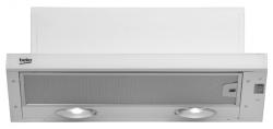 Beko Hota incorporabila telescopica Beko CTB6250W, Clasa D, Putere de absortie 440 m3/h, 1 motor, Iluminare LED, Alb Hota