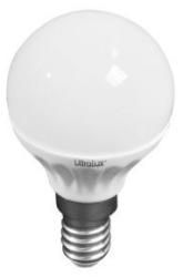 UltraLux Bec - sferic LED, 4W, E14, 10 SMD 5630, lumina calda (LB4E1427)