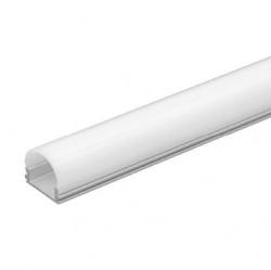 Ultralux Profil de aluminiu pentru banda flexibila LED, semicilindric, ingust, 2m (APN213)