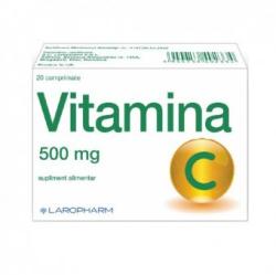Laropharm Vitamina C 500mg, 20 comprimate masticabile, Laropharm  (Suplimente nutritive) - Preturi