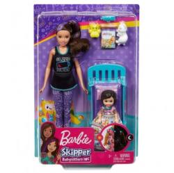 Mattel Barbie Skipper Babysitters Dormitorul Set Joaca GHV88 Papusa Barbie