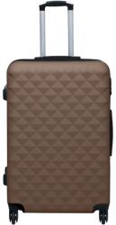 vidaXL Valiză cu carcasă rigidă, maro, ABS (92428) Valiza