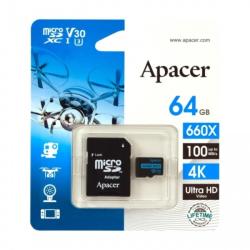 Apacer microSDXC 64GB C10 UHS-I U3 AP64GMCSX10U7-R