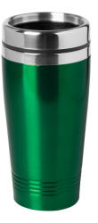 EVERESTUS Cana termos, 450 ml, Everestus, 20IUN1739, Verde, Argintiu, Otel (EVE10-AP721614-07)