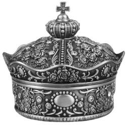 WatchBox Caseta bijuterii Mare metalica - King's Crown - WZ4206 (WZ4206)