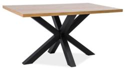 WIPMEB CROSS étkezőasztal tölgy/fekete