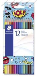 STAEDTLER színes ceruza készlet, hatszögletű, 12 szín (COR_2020_TS175COC12)