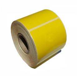  Etichete Termice Adezive Galben 32 x 25 mm, 1500 bucati / rola