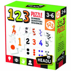 Headu Logikai puzzle illesztőjáték - Számok (IT21093)