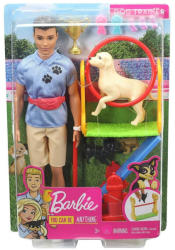 Mattel Barbie - Ken Kutyakiképző (GJM34)