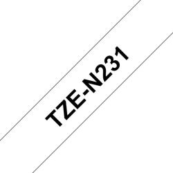 Brother TZe-N231 P-touch szalag (12mm) Black on White - 8m TZEN231 (TZEN231)