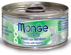 Monge Natural Dog hrană umedă pentru câini, cu pui și legume 95g