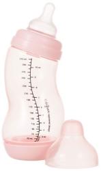  Difrax Csecsemő S-cumisüveg, széles, Anti kólikás, rózsaszín - 310 ml