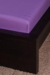 Naturtex Pamut Jersey lila gumis lepedő 80-100x200 cm (73056) - otthonkomfort