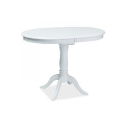 Signal Meble Dello bővíthető étkezőasztal fehér 100-129x70cm