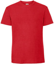 Fruit of the Loom Csomag akciós póló (minimum 3 db) Férfi póló Rövid ujjú Fruit of the Loom Ringspun Premium T - XL, Piros